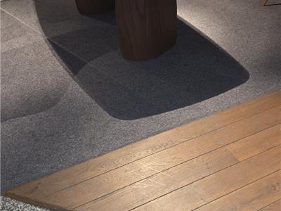 Lederland ROTTERDAM Showroommodel Myrte notelaar  ovaal 220 x 100